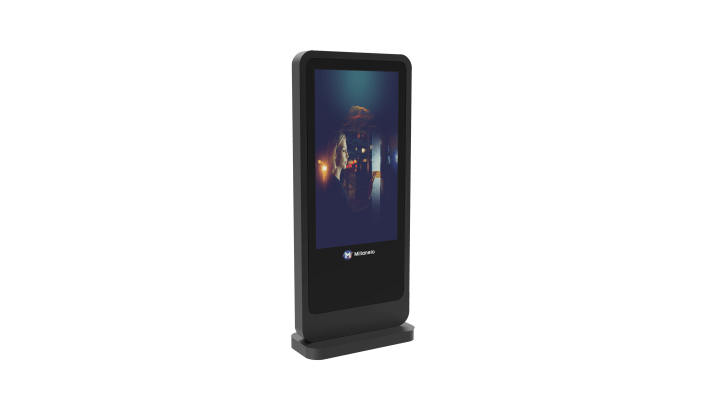 Totem Smart Face Simples  55” estrutura